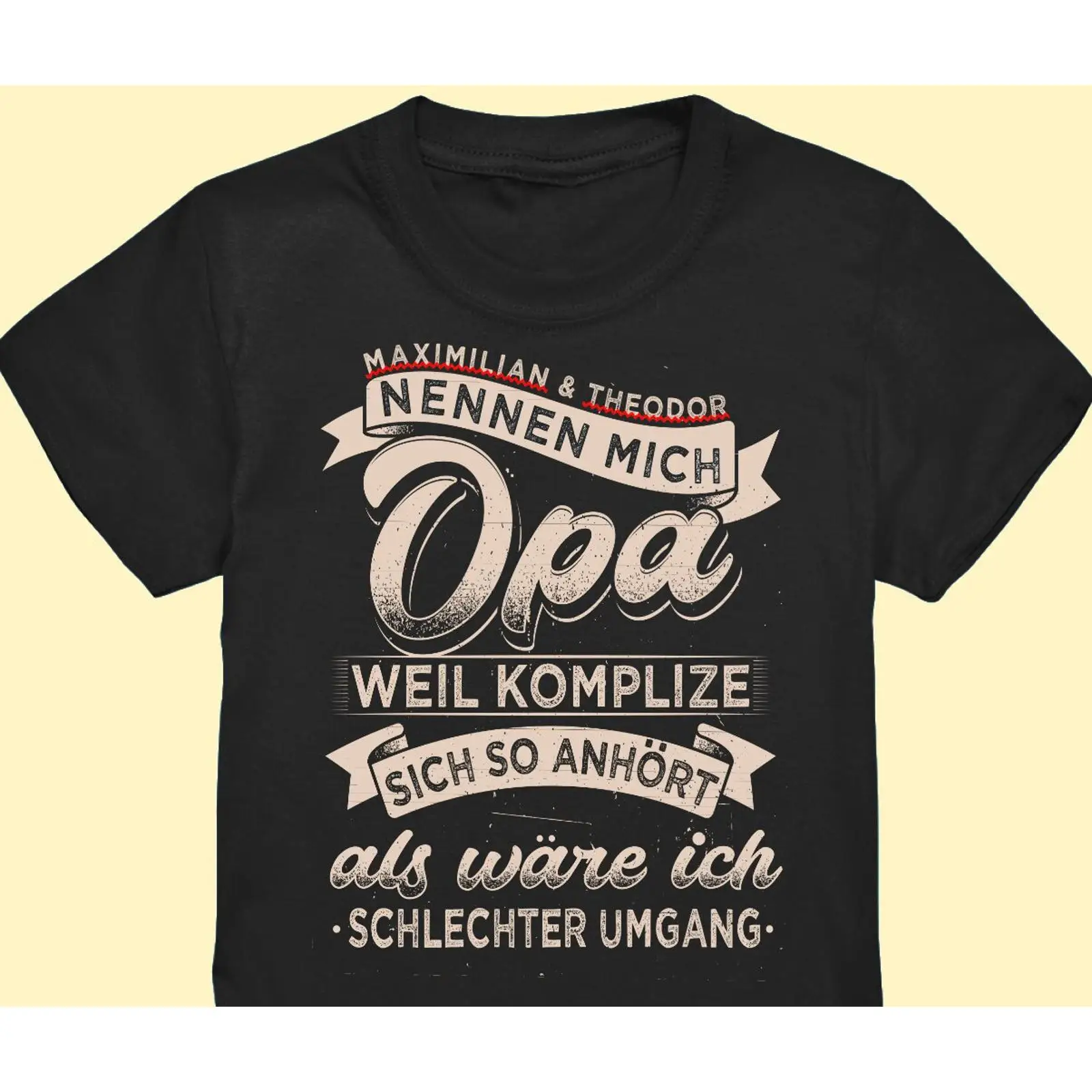 Vintage Fashion Quotes - Funny German Opa Quote T Shirt