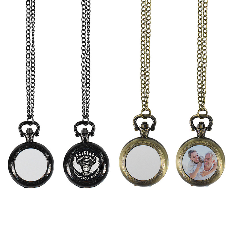 Vintage Fashion Design - Custom Vintage Metal Pocket Watch Pendant