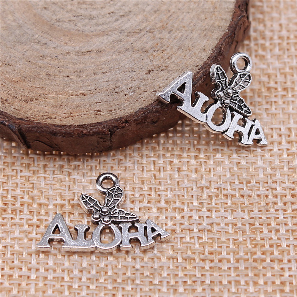 40pcs 21x14mm(0.83x0.55inch) A - огляд і ціна Vintage Fashion Wholesale