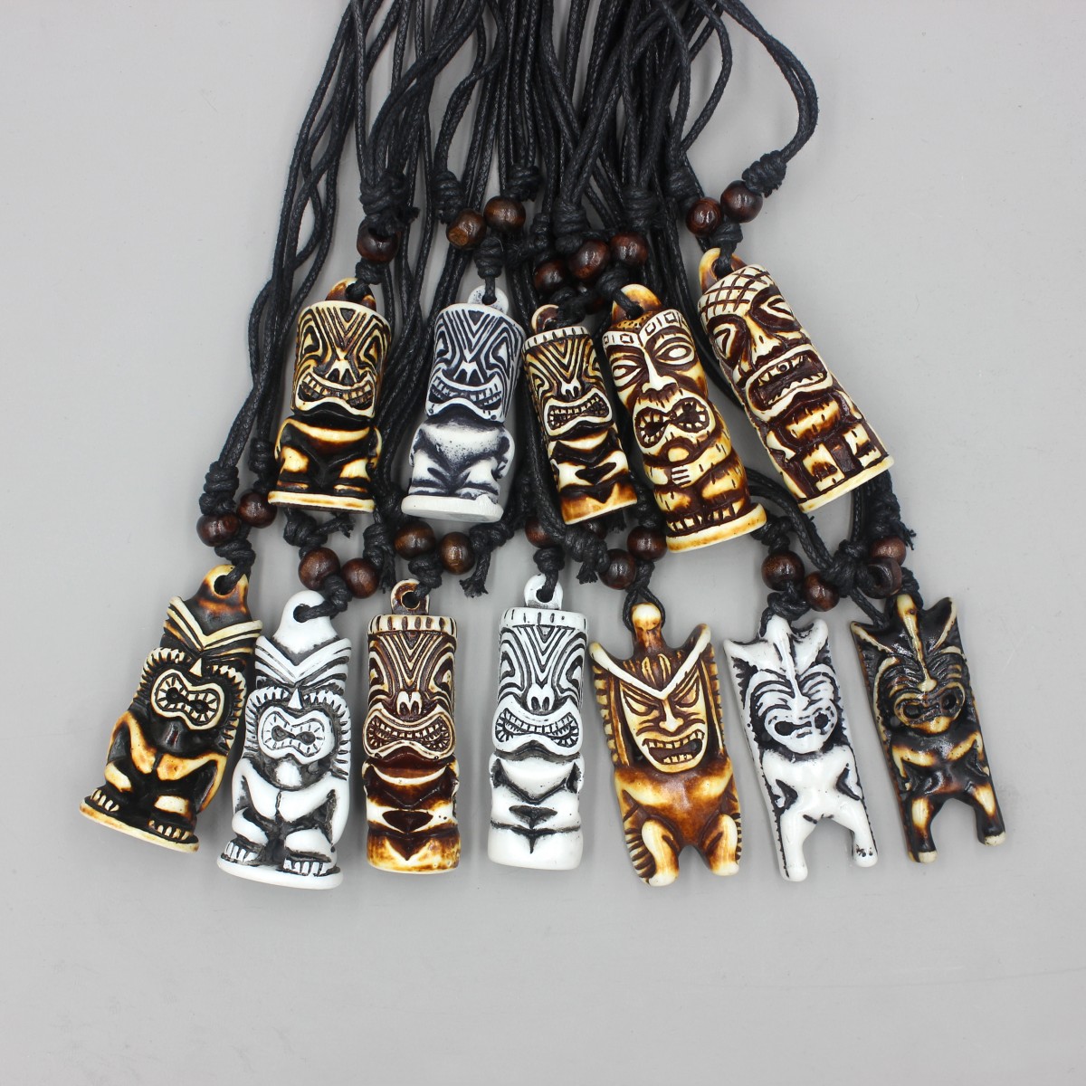 12pcs/Lot Hawaiian Tiki Totem  - огляд і ціна Vintage Fashion Nz