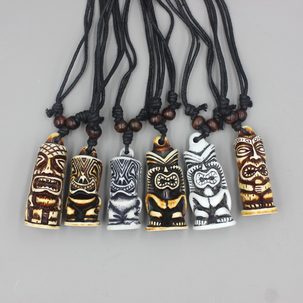 12pcs/Lot Hawaiian Tiki Totem  - огляд і ціна Vintage Fashion Nz