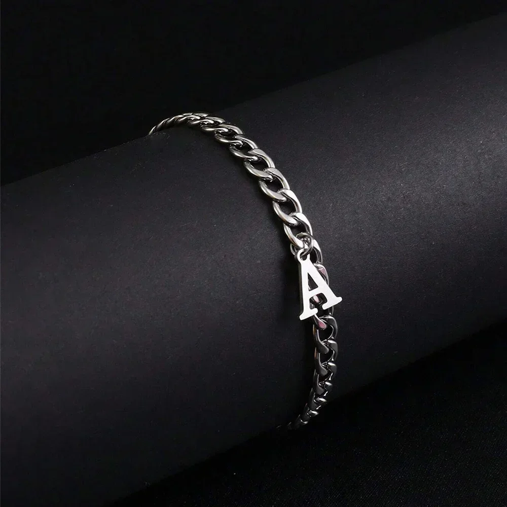 Silver Color A-Z Initial Brace - огляд і ціна Z Vintage Fashion