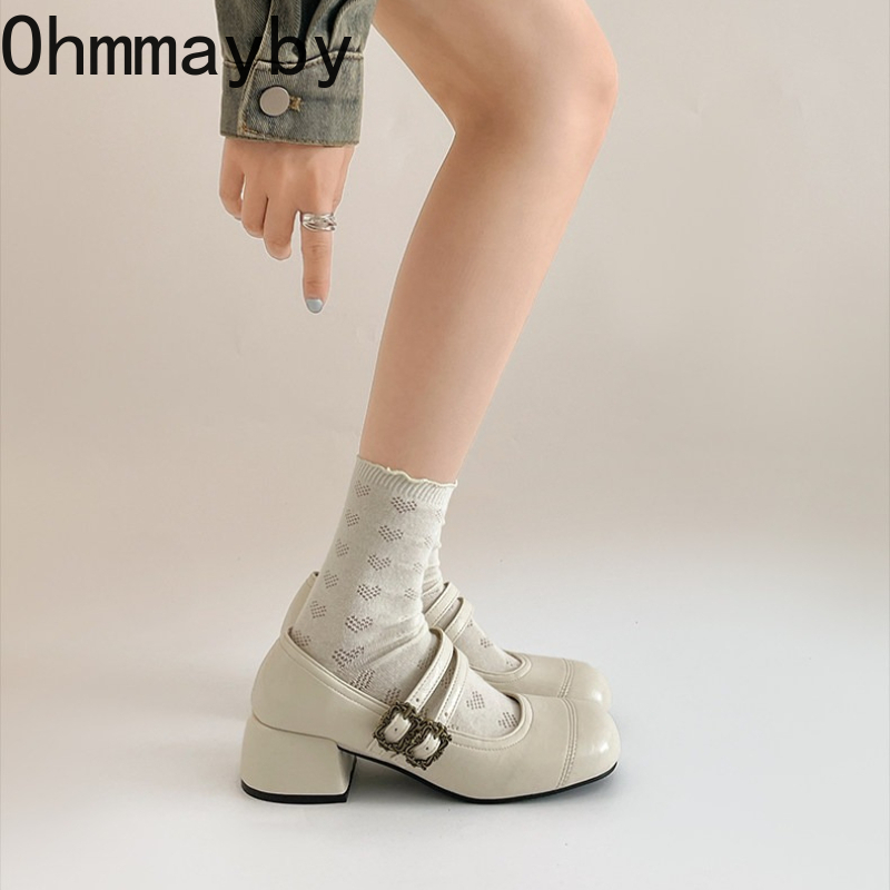 Vintage Thick Heel Women Mary  - огляд і ціна Vintage Fashion Ladies
