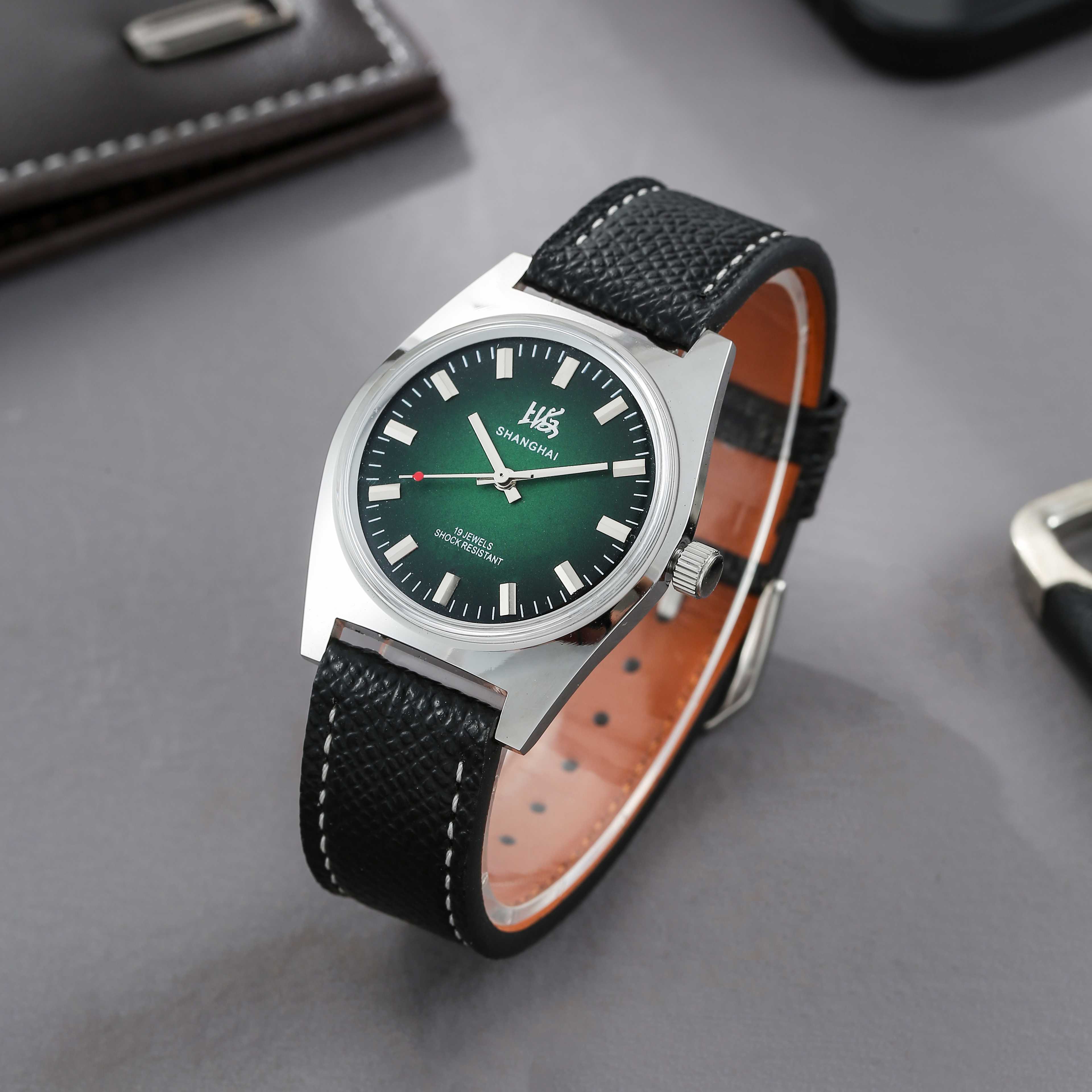 Shanghai 36MM Men's Hand-Wind  - огляд і ціна Vintage Fashion Wholesale