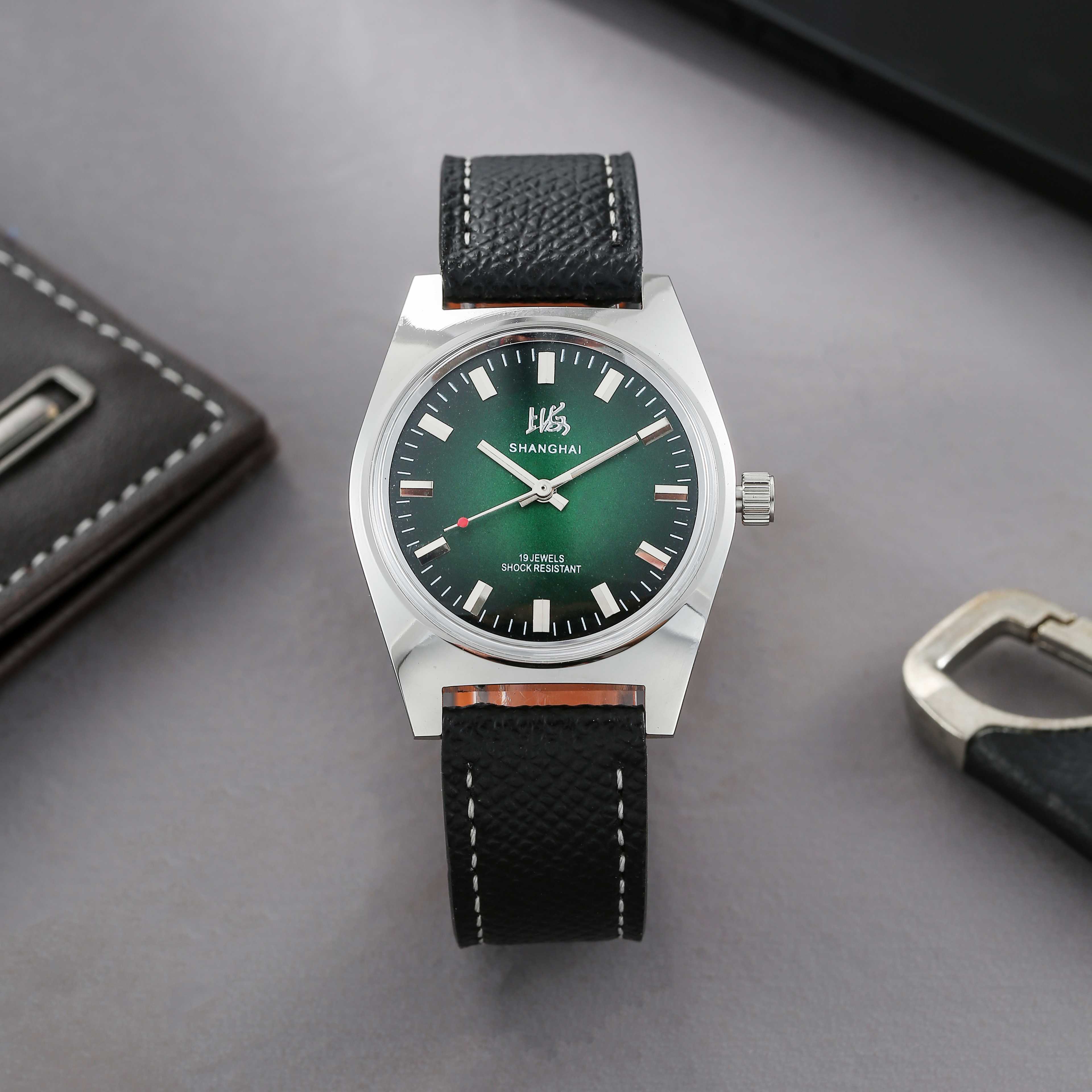 Shanghai 36MM Men's Hand-Wind  - огляд і ціна Vintage Fashion Wholesale
