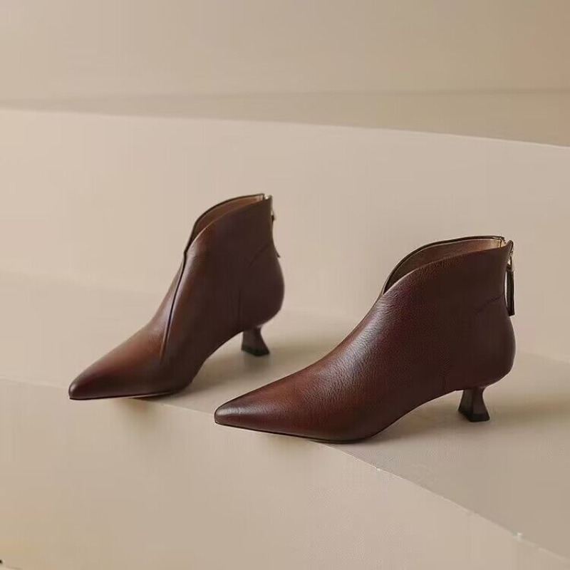 Autumn Winter Pointed Toe Wome - огляд і ціна Vintage Fashion Ladies