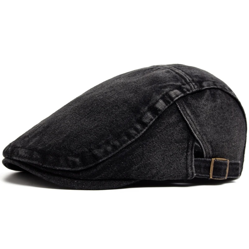 Adjustable Denim Cotton Beret  - огляд і ціна Vintage Fashion Nz