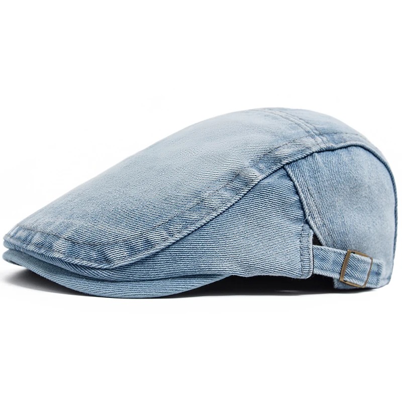Adjustable Denim Cotton Beret  - огляд і ціна Vintage Fashion Nz