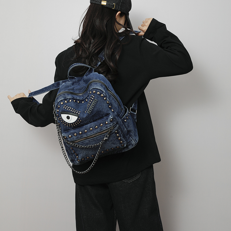 Vintage Denim Rivet Backpack W - огляд і ціна Vintage Fashion Patterns