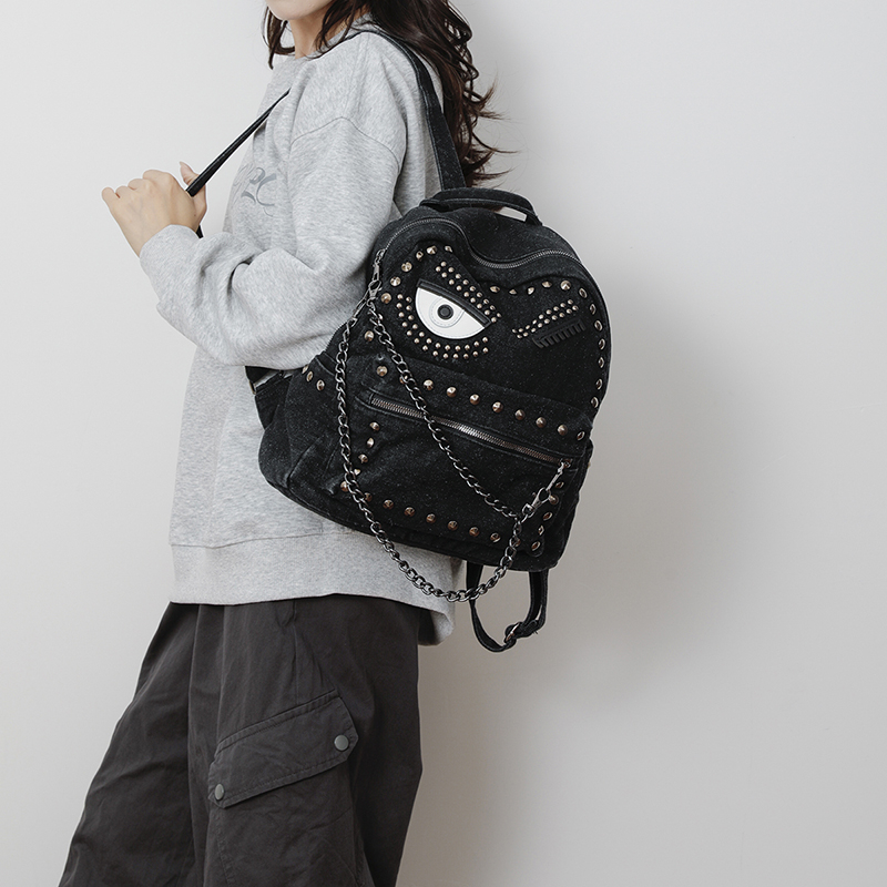 Vintage Denim Rivet Backpack W - огляд і ціна Vintage Fashion Patterns