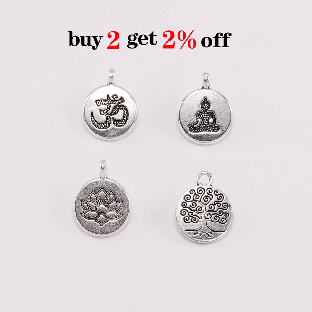 10pcs/lot Antique Chakra Charm - огляд і ціна Vintage Fashion Nz