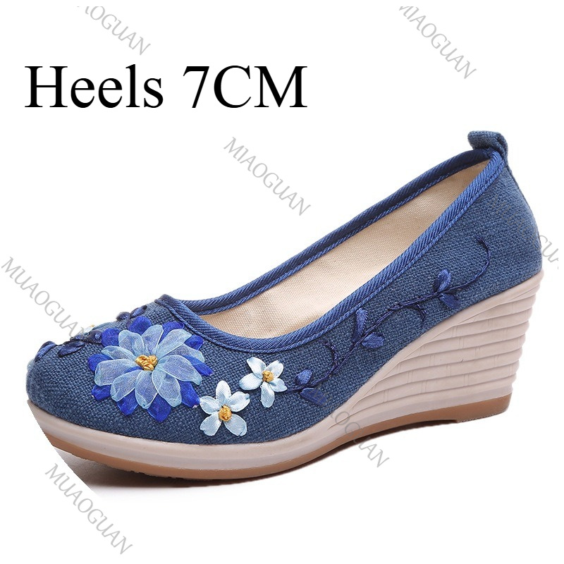 Embroidered Women Comfort Wedg - огляд і ціна Vintage Fashion Ladies