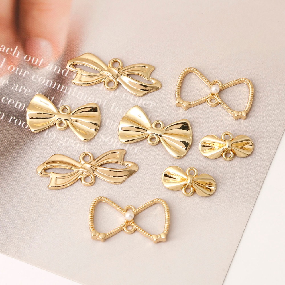 Vintage Antique Gold Bow Charm - огляд і ціна Vintage Fashion Nz