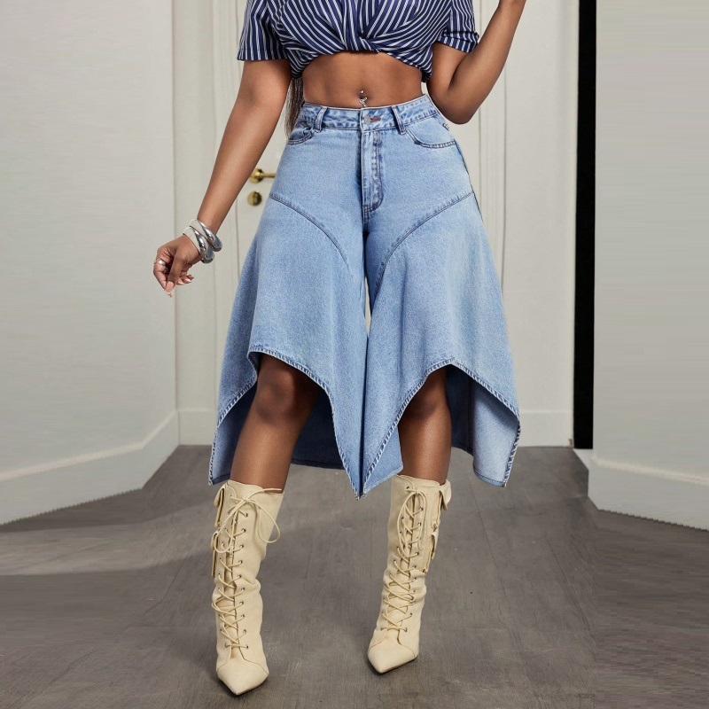 Women Irregular Asymmetrical H - огляд і ціна Denim Skirt Midi Vintage