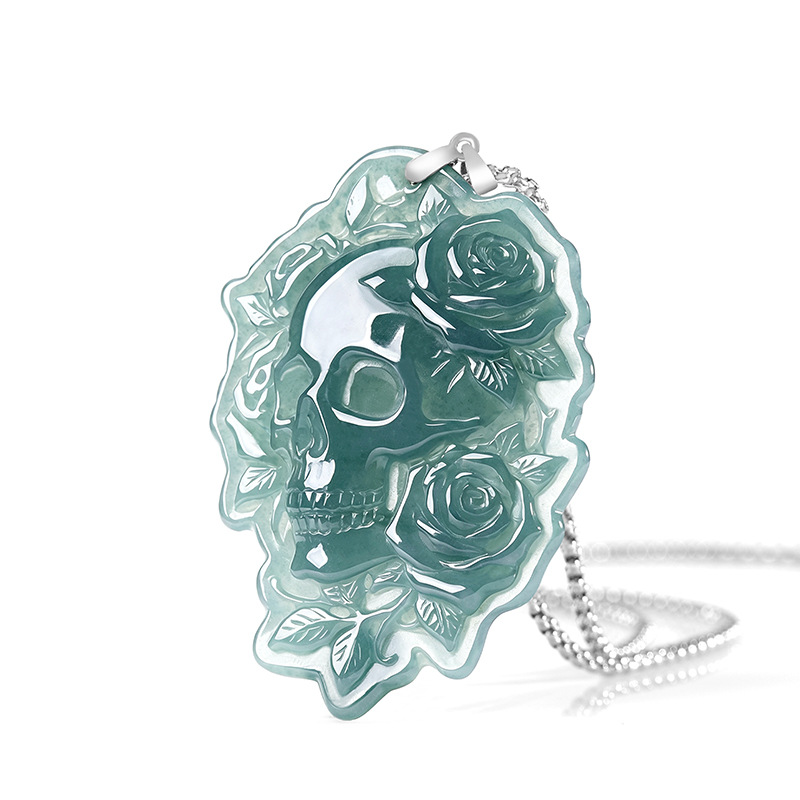 Natural Burmese Jadeite Skull  - огляд і ціна Vintage Fashion Design