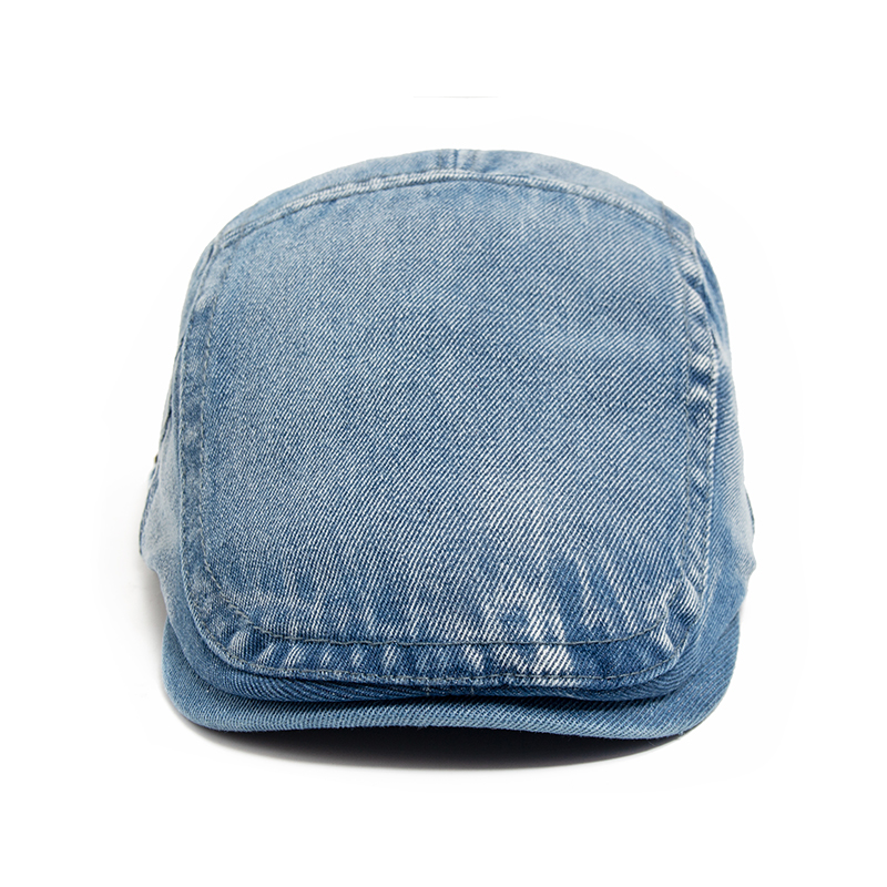 New Denim Cotton Beret Men Vin - огляд і ціна Vintage Fashion Nz