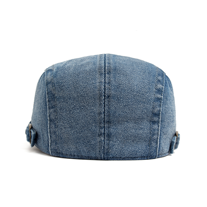 New Denim Cotton Beret Men Vin - огляд і ціна Vintage Fashion Nz